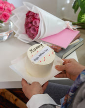 Load image into Gallery viewer, Mummy’s Hidden Message Garden Cake