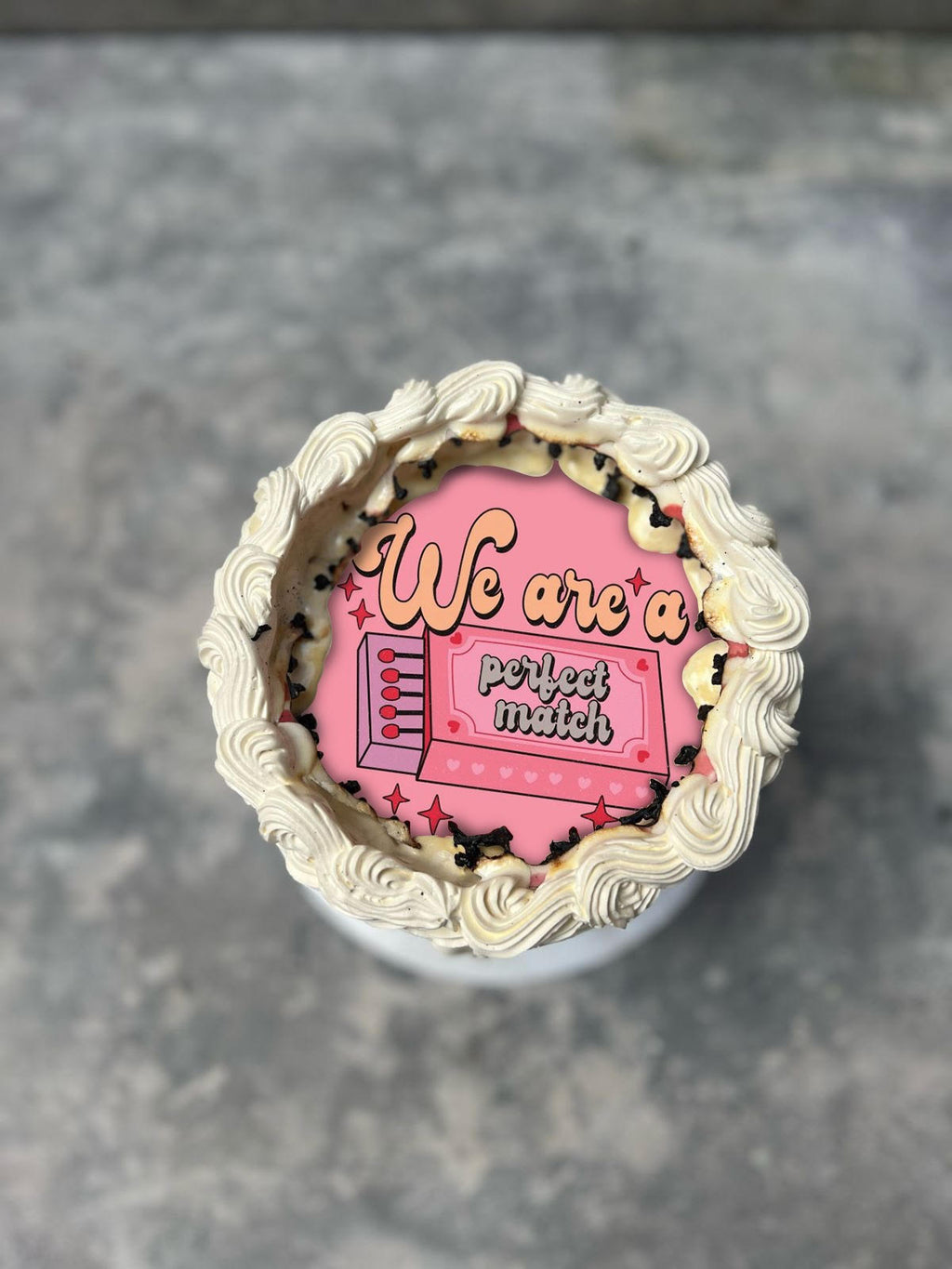 Burning LOVE Cake!