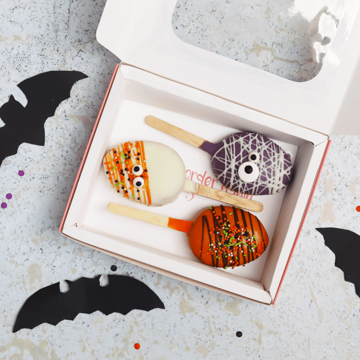 Halloween Cake Popsicles! - Nino’s Bakery