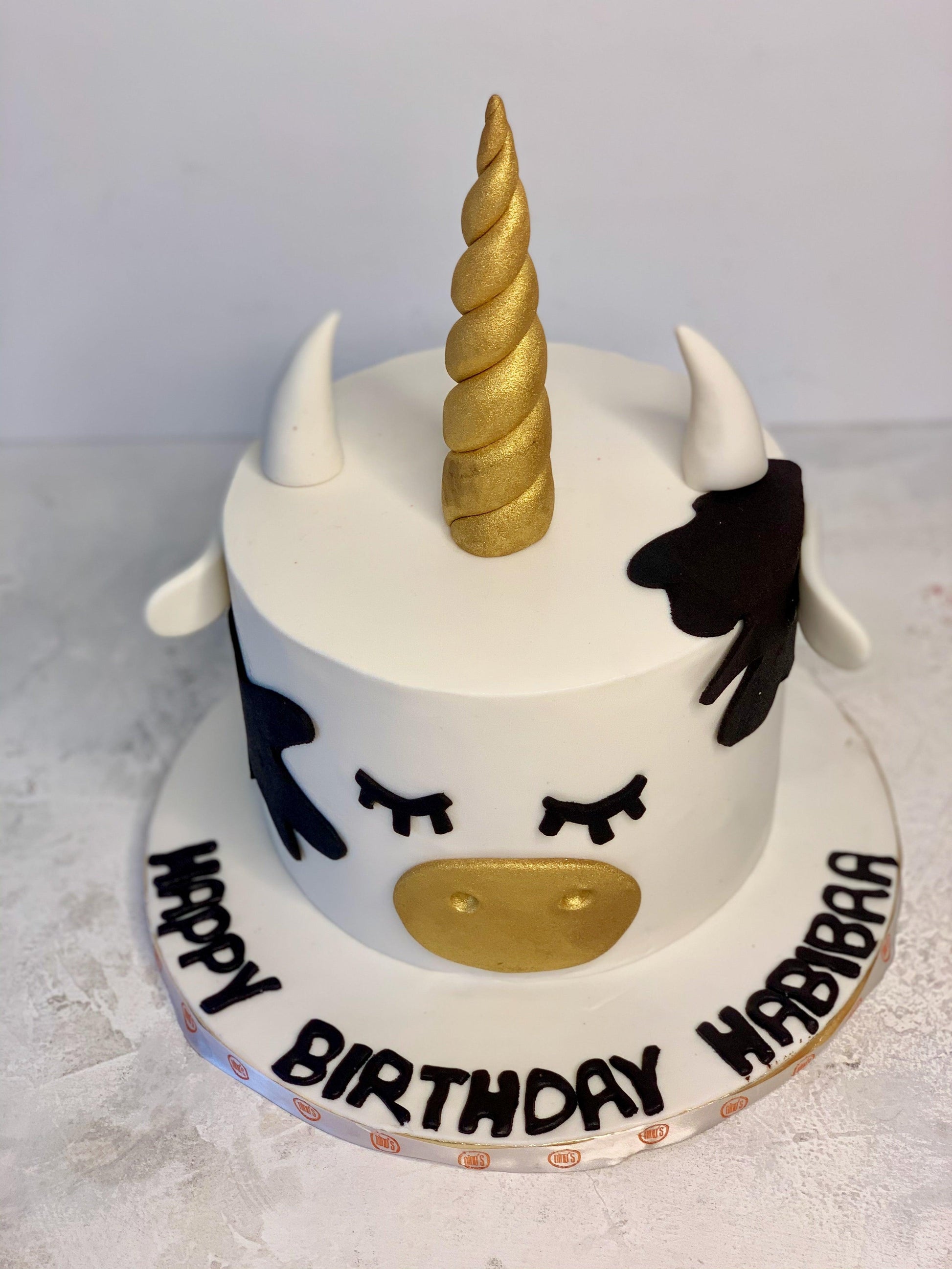 Unicorn Moo Cow Cake - Nino’s Bakery