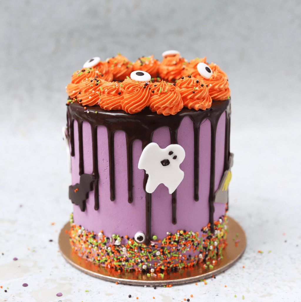 Purple Halloween Cake! - Nino’s Bakery