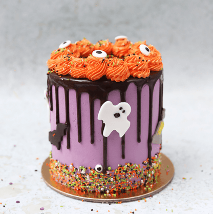 Purple Halloween Cake! - Nino’s Bakery