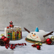 Load image into Gallery viewer, Snow Man Half Cake! - Nino’s Bakery