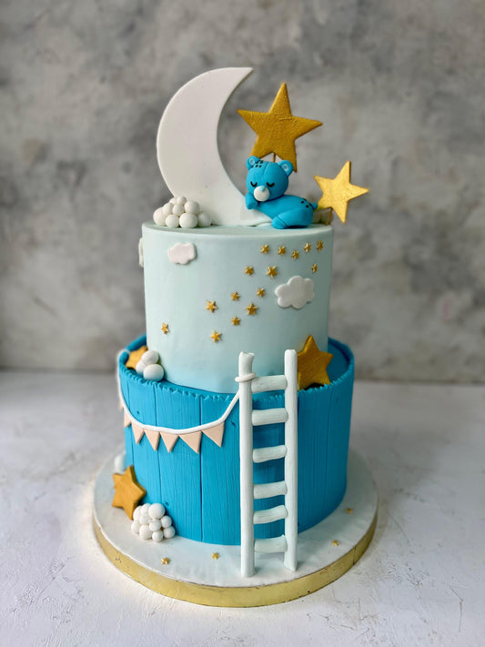 Welcoming A Golden Star Cake - Nino’s Bakery