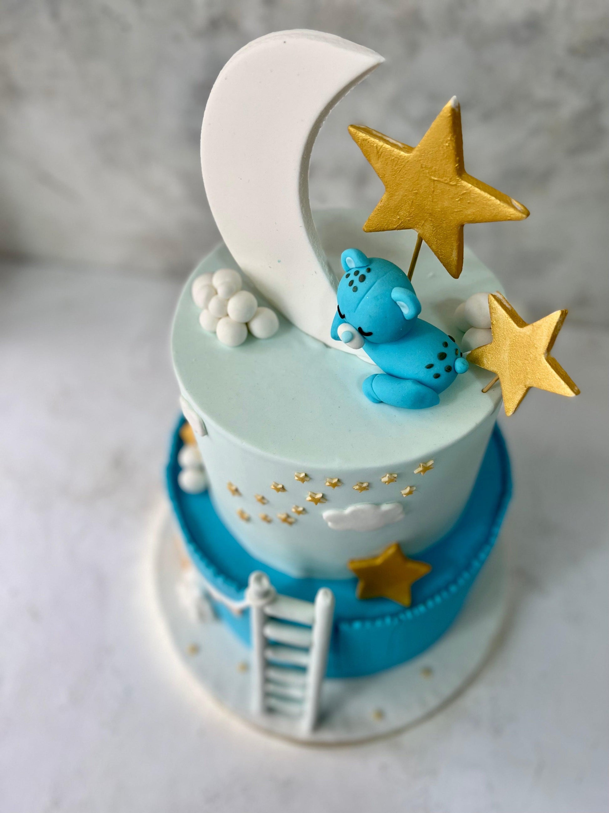 Welcoming A Golden Star Cake - Nino’s Bakery