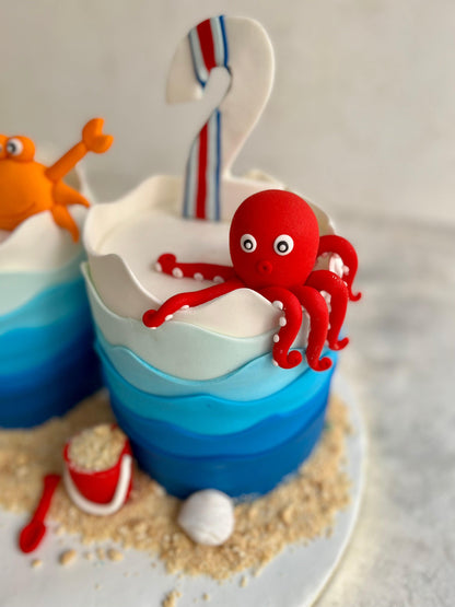 Under the Sea Double Cake - Nino’s Bakery