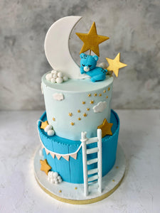 Welcoming A Golden Star Cake - Nino’s Bakery