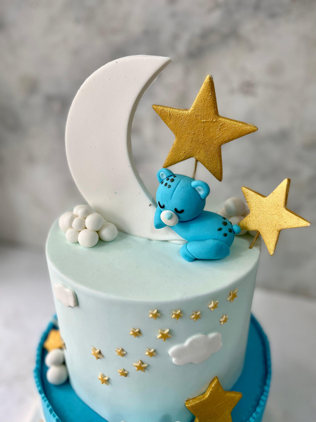 Welcoming A Golden Star Cake - Nino’s Bakery